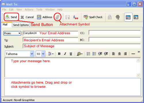 Compose Message Tab