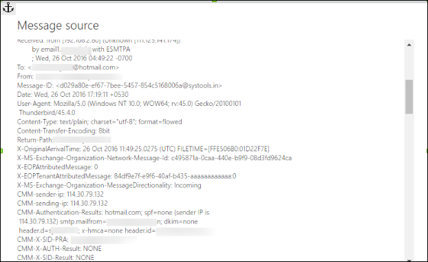 Analyze Hotmail Email Header – Step By Step Guide to Examine